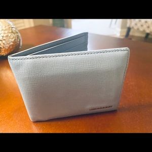 Blue Burberry Men’s Bifold Wallet